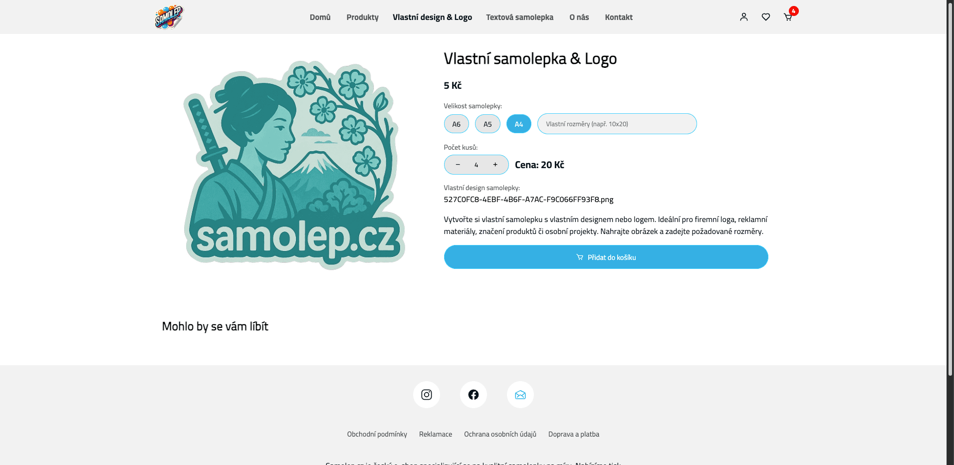 Samolep.cz — hlavní obrázek